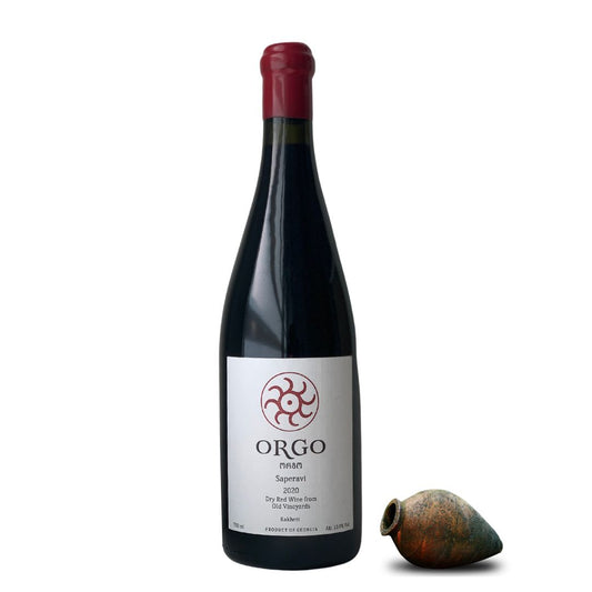 Georgian Red wine - Saperavi Qvevri from Orgo